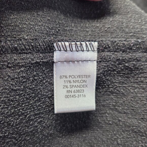 Christopher & Banks 12 Petite Black Corduroy Flowy Midi Skirt - Picture 9 of 10